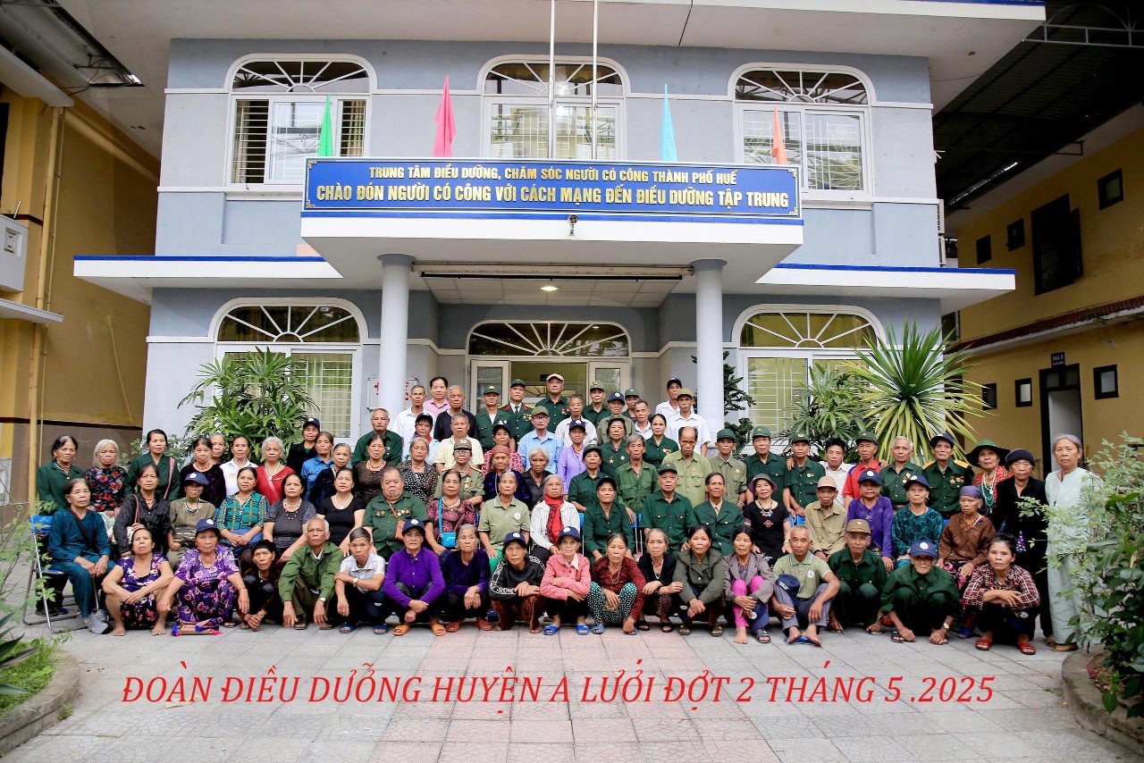Công tác điều dưỡng, chăm sóc sức khỏe cho người có công  và thân nhân người có công năm 2025